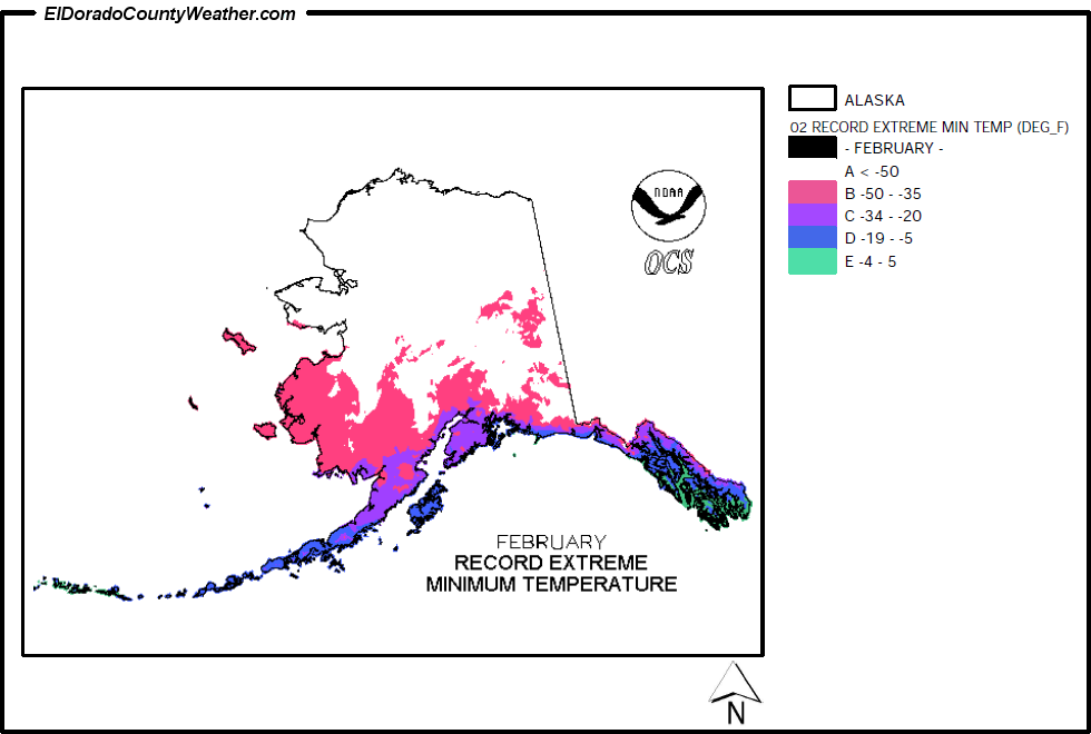 Alaska Annual Record Extreme Minimum Temperature